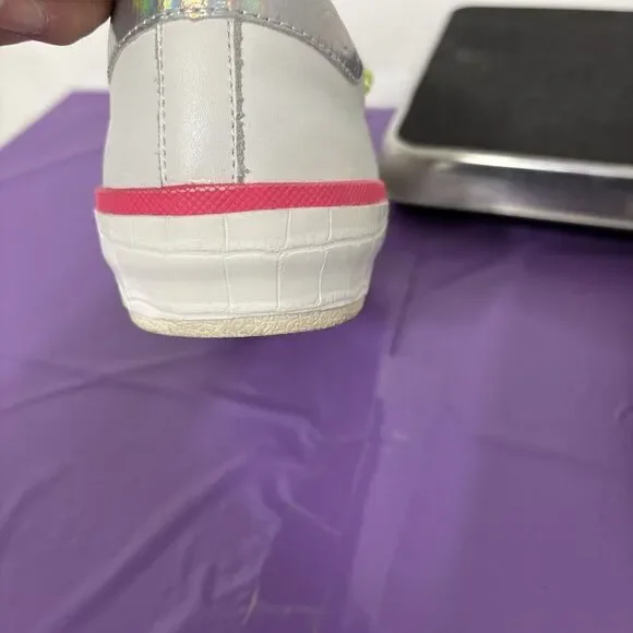 Dolce Vita Women's Zina Sneakers NEON MULTI LEATHER Sz 10 - Picture 4 of 13